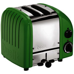 Dualit Made to Order Classic 2-Slice Toaster Stainless Steel/May Green Gloss